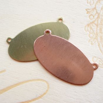 29X12MM OVAL BLANK WITH LOOPS
